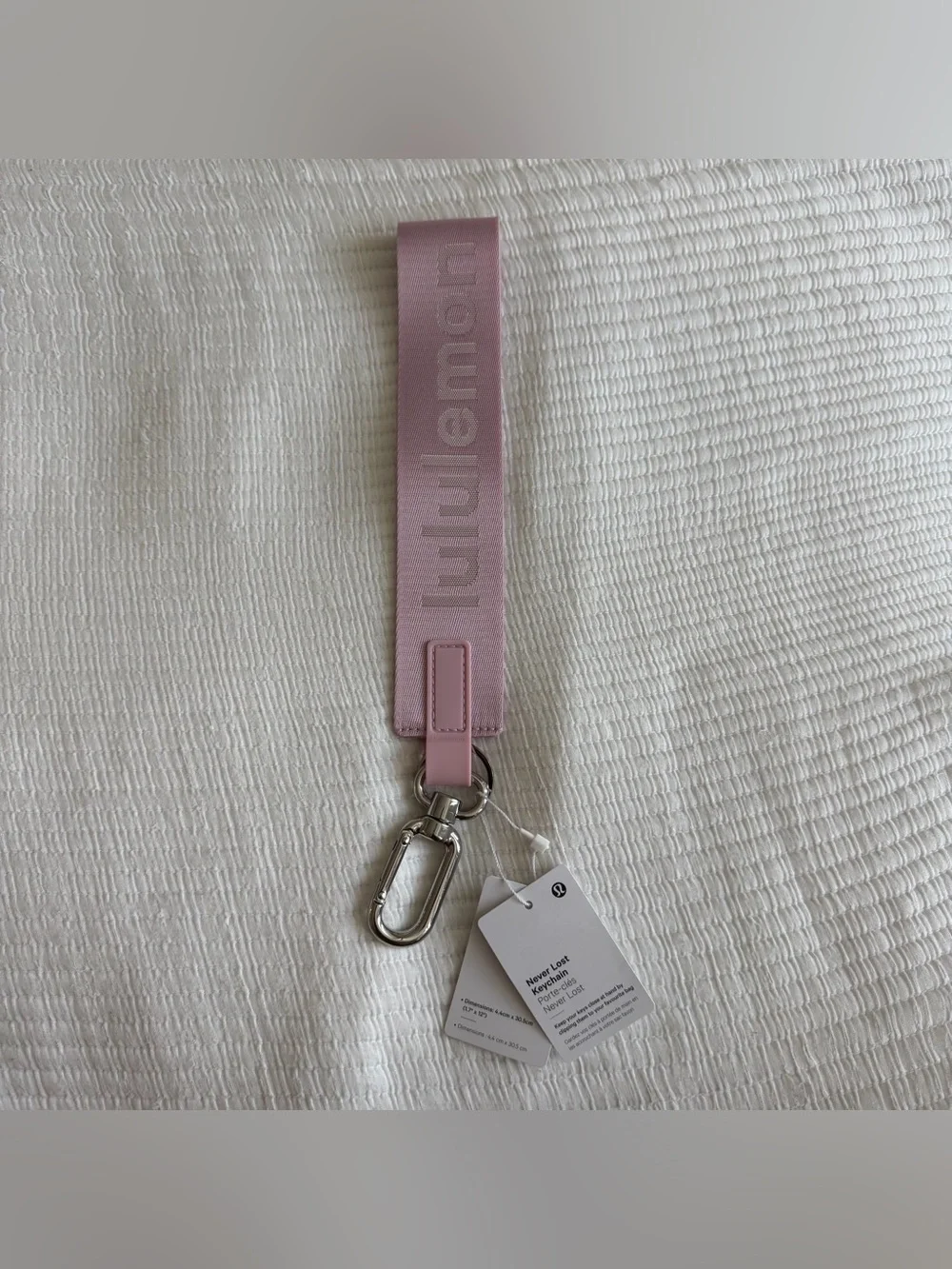 Lululemon Never Lost Keychain Strap — Brand new with tags